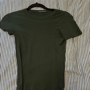 Brandy Melville Dark Green T-Shirt